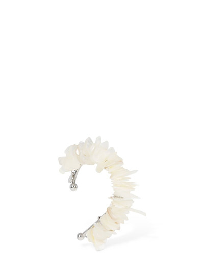 courrèges Coral mother of pearl mono ear cuff outlook
