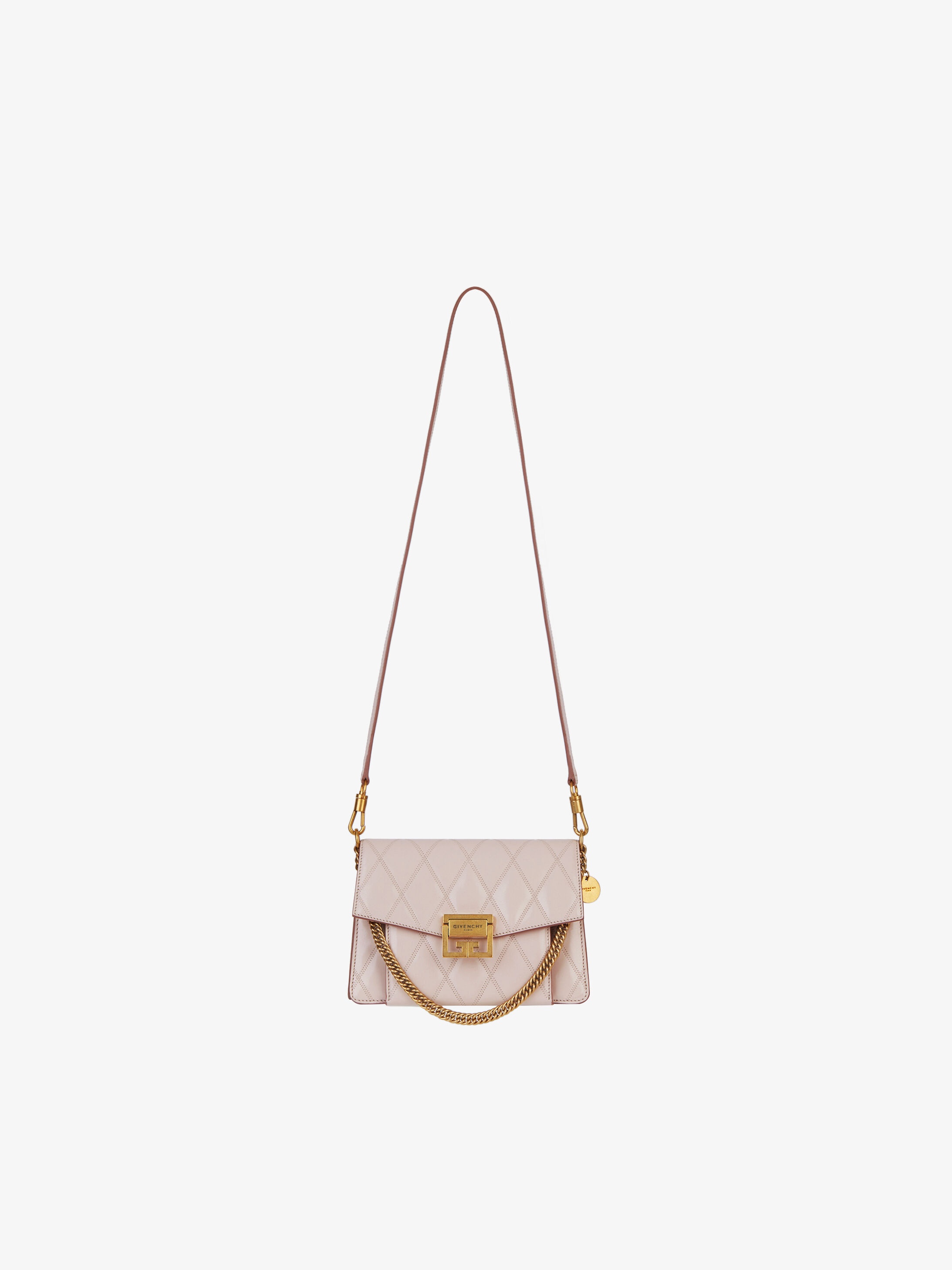 Small GV3 bag in diamond quilted leather 2