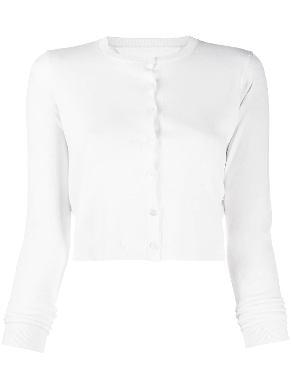 buttoned cropped cardigan - 1