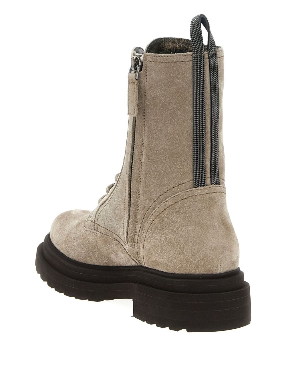 Monile suede combat boots - 3
