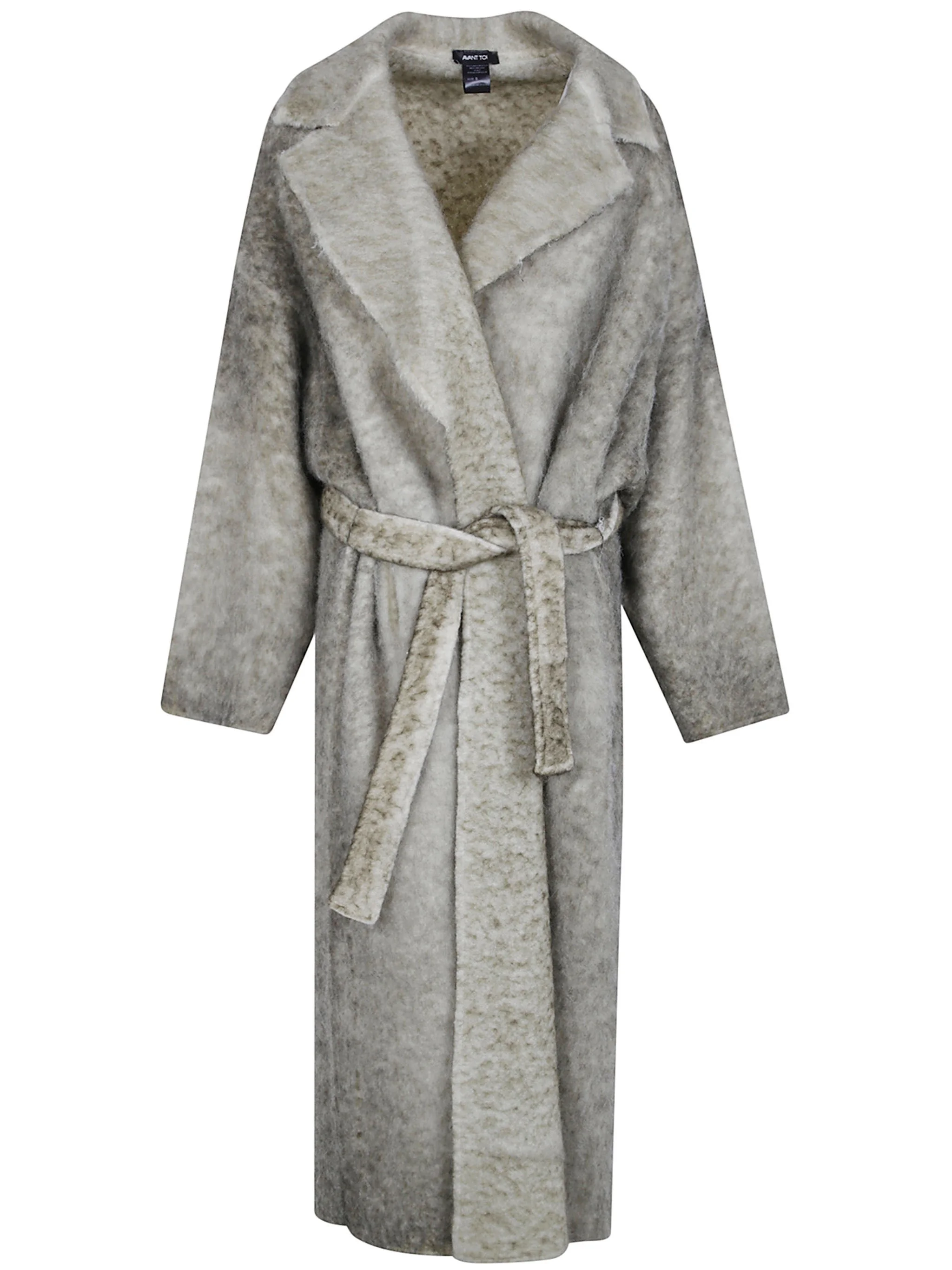 Coat Hand Painted Alpaca Over Coat - 1