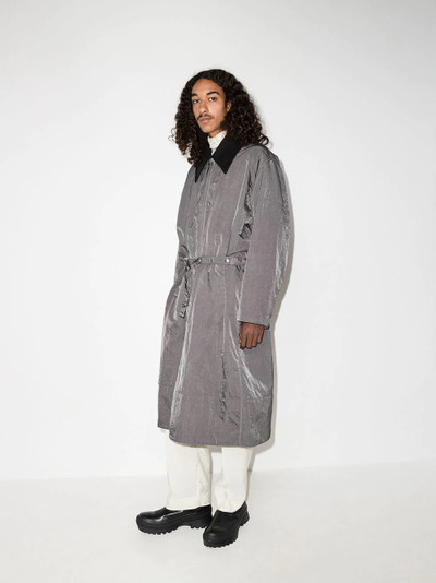 Jil Sander detachable-collar padded coat outlook