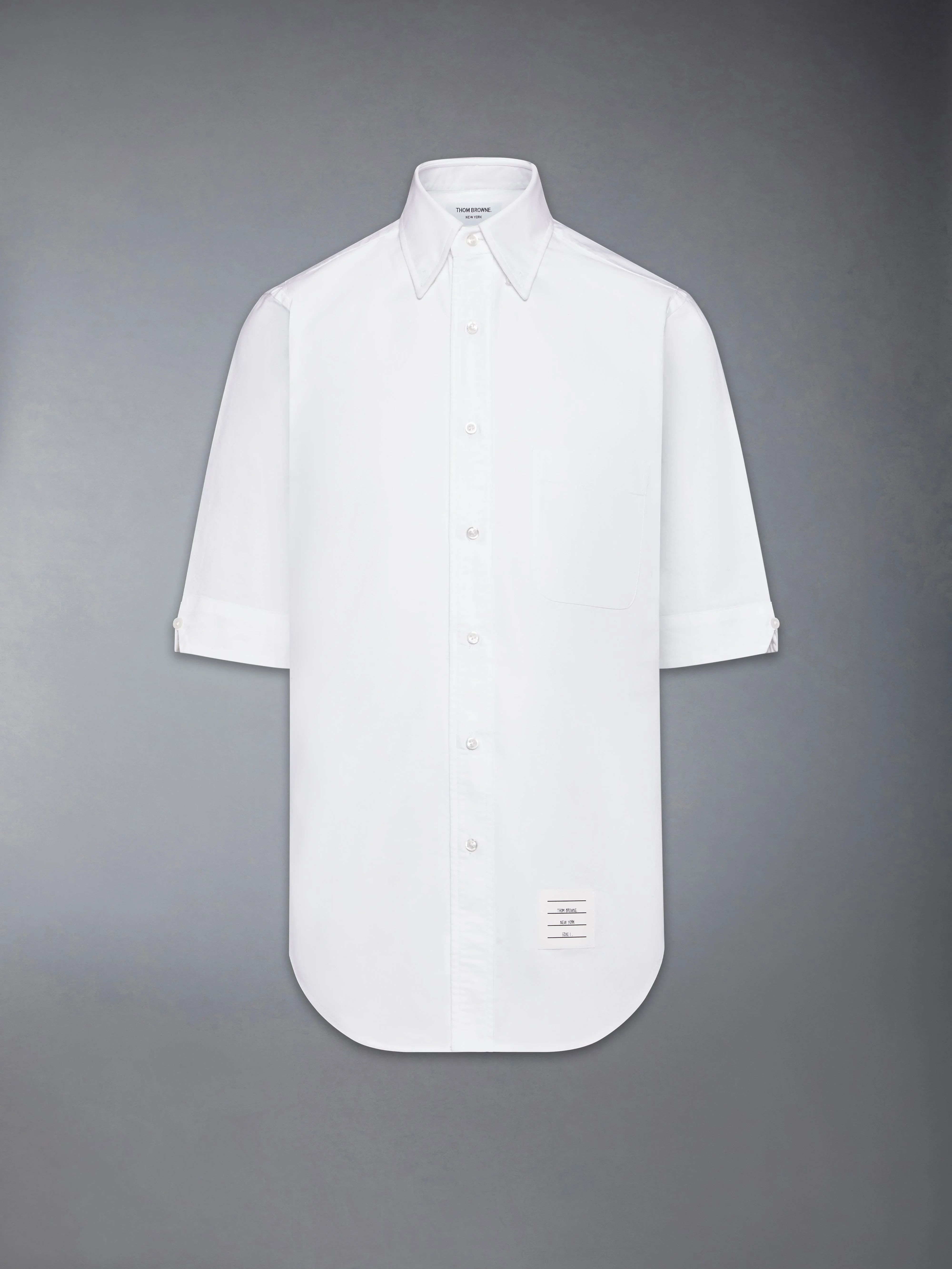 OXFORD RWB GROSGRAIN SHORT SLEEVE SHIRT - 1