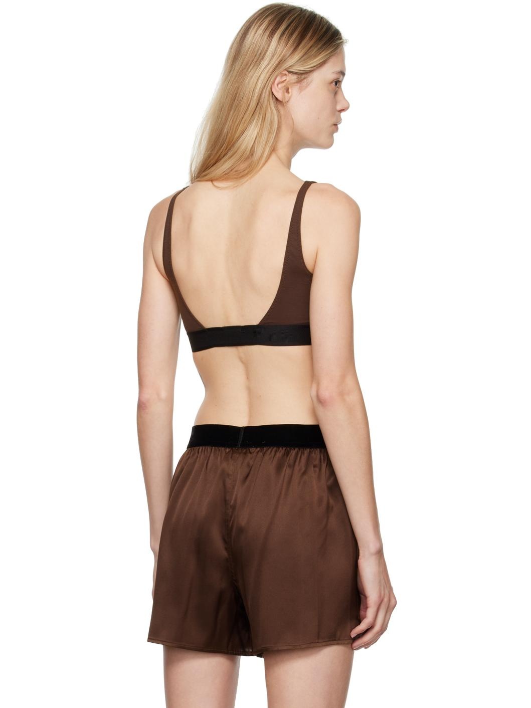 Brown Signature Bra - 3