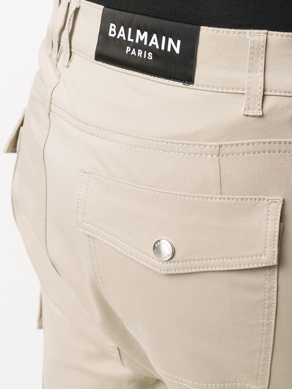 slim-fit cargo trousers - 5