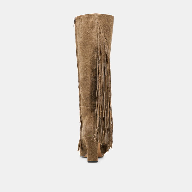 GIANO BOOTS OLIVE SUEDE 9
