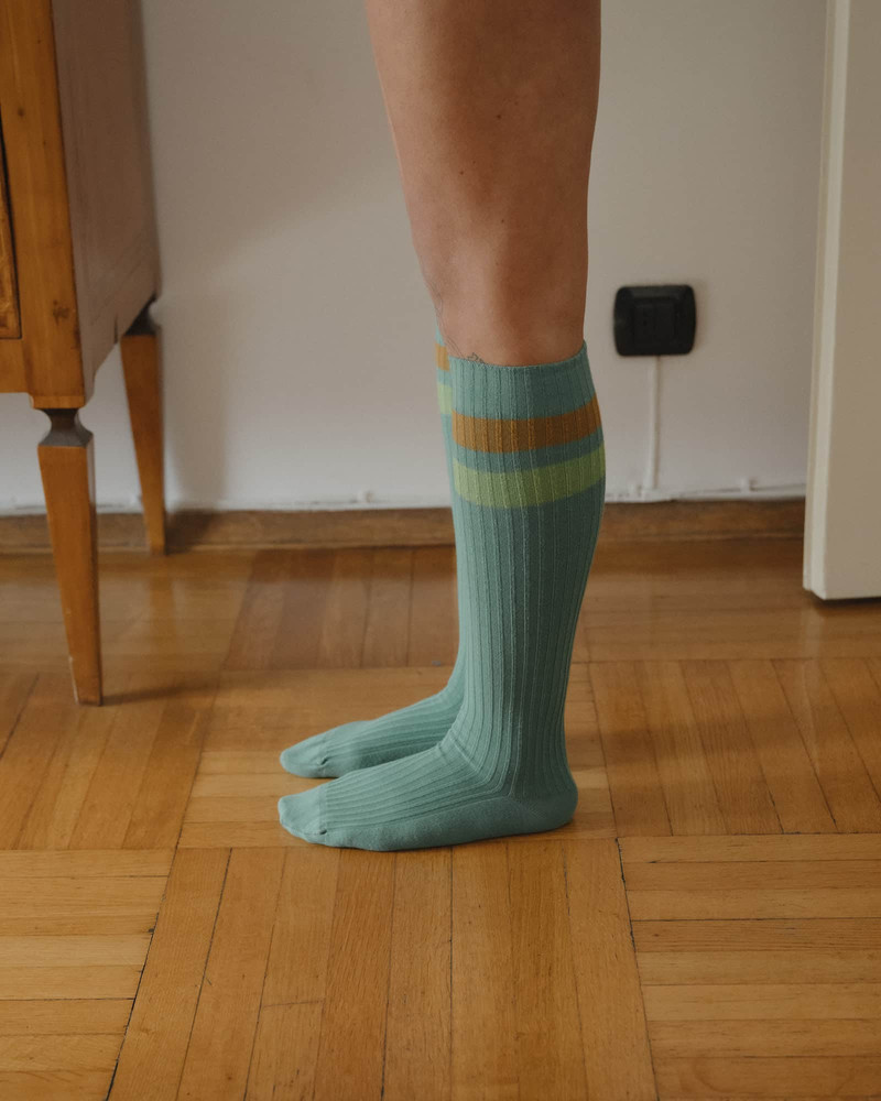 Race Knee Socks - Organic Cotton Rib 3