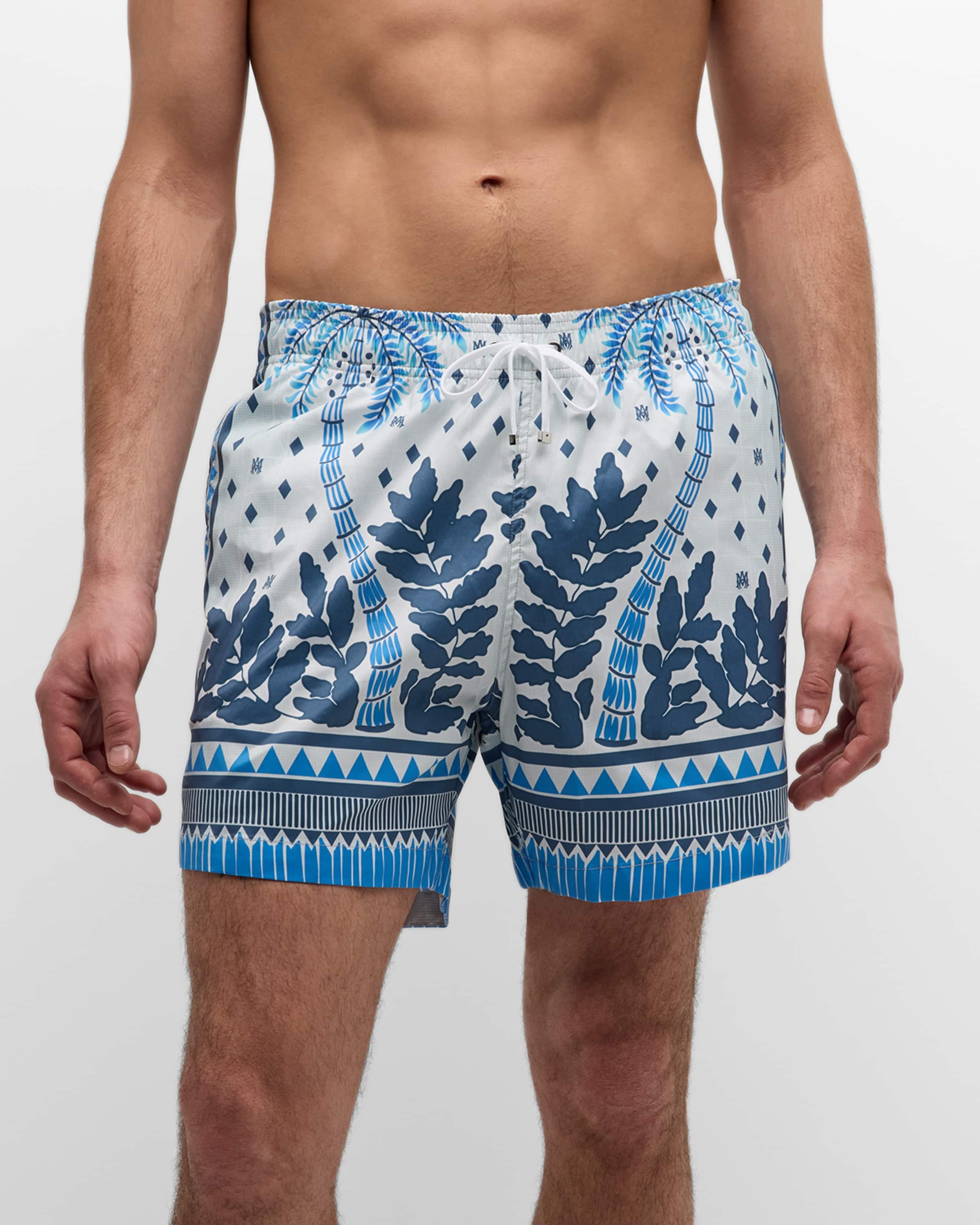Men's Palm Tree Swim Shorts - 2