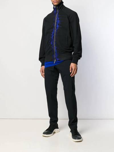 Haider Ackermann embroidered zipped jacket outlook