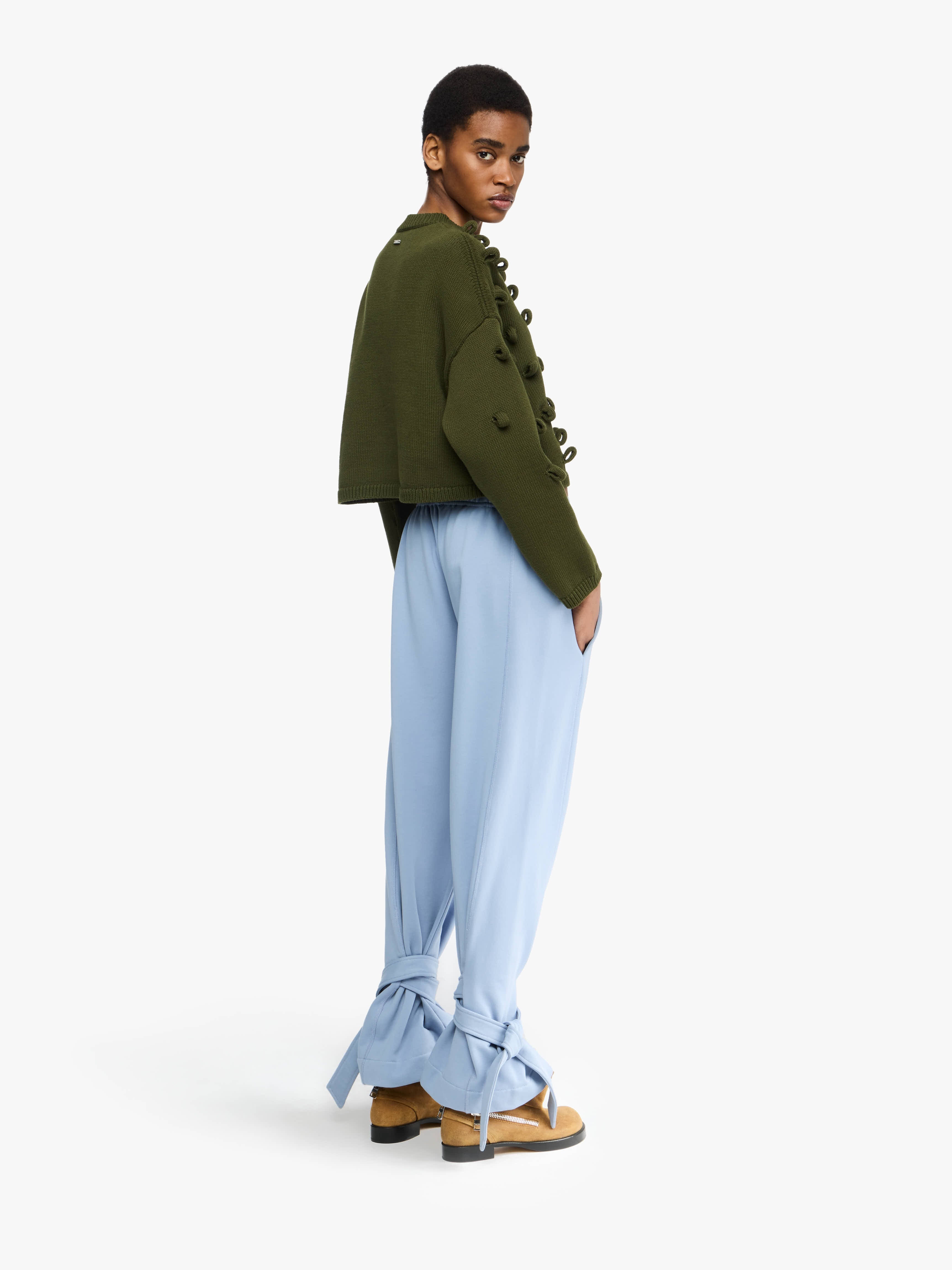 TIED BOW JOGGERS - 3