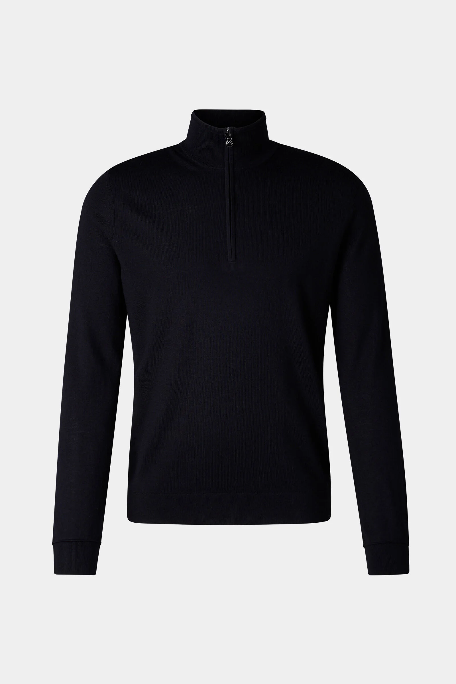 Ouri Virgin Wool Turtleneck in Navy Blue - 1