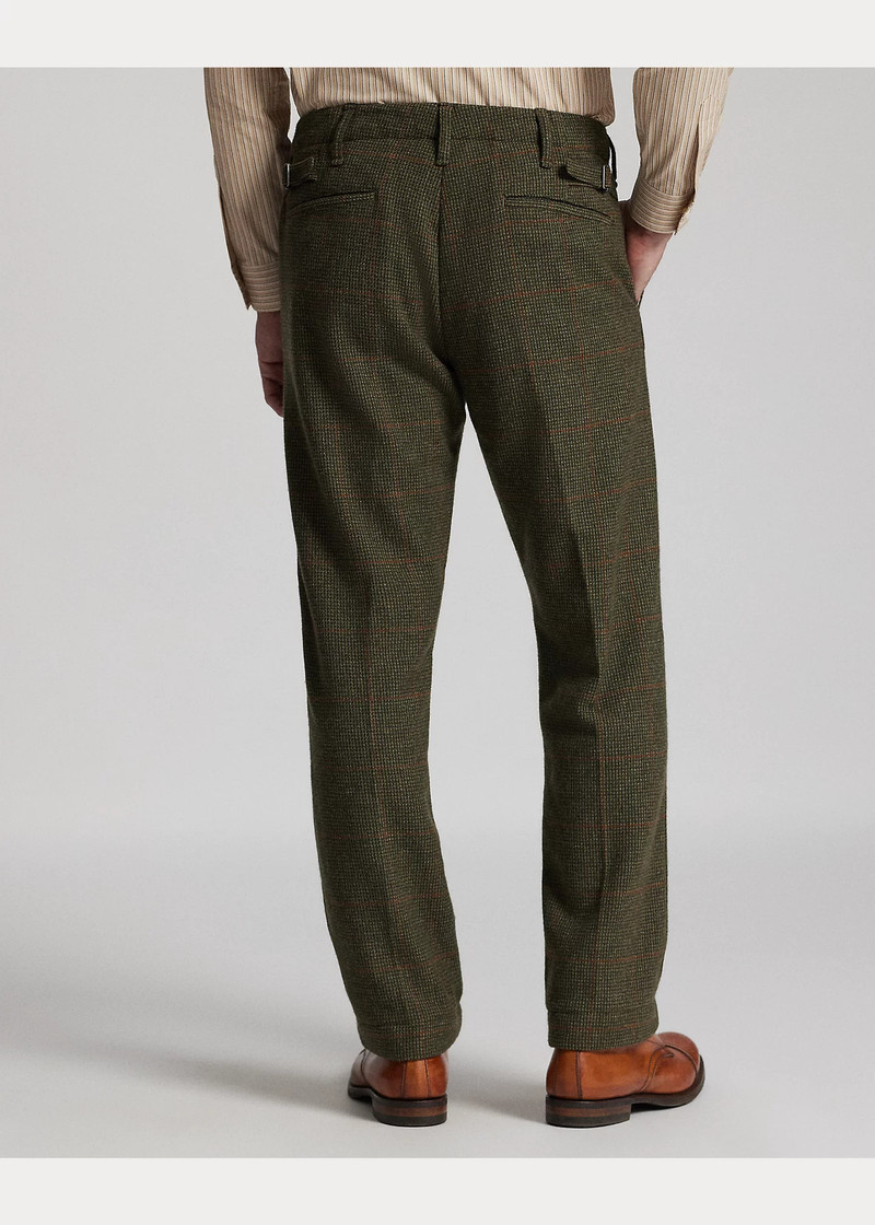 Windowpane Wool Tweed Officer’s Pant 4