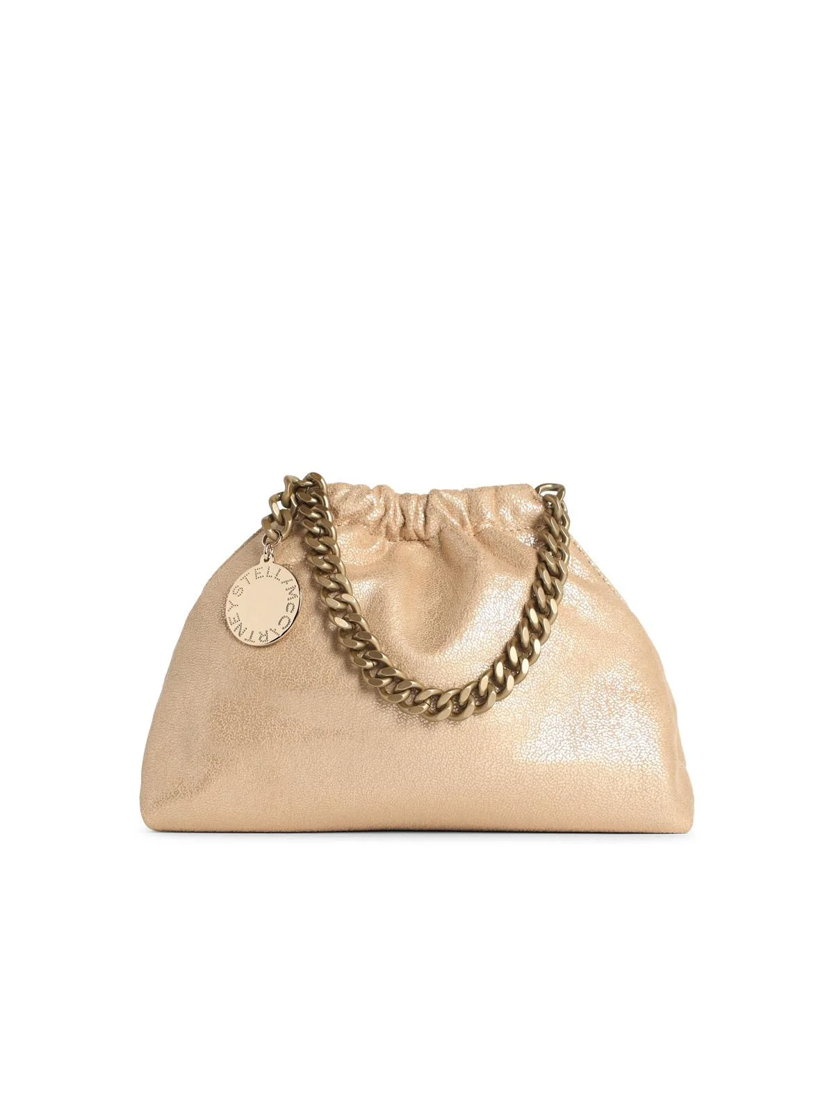 Stella McCartney Mini Falabella Coulisse Bag Gold - 1