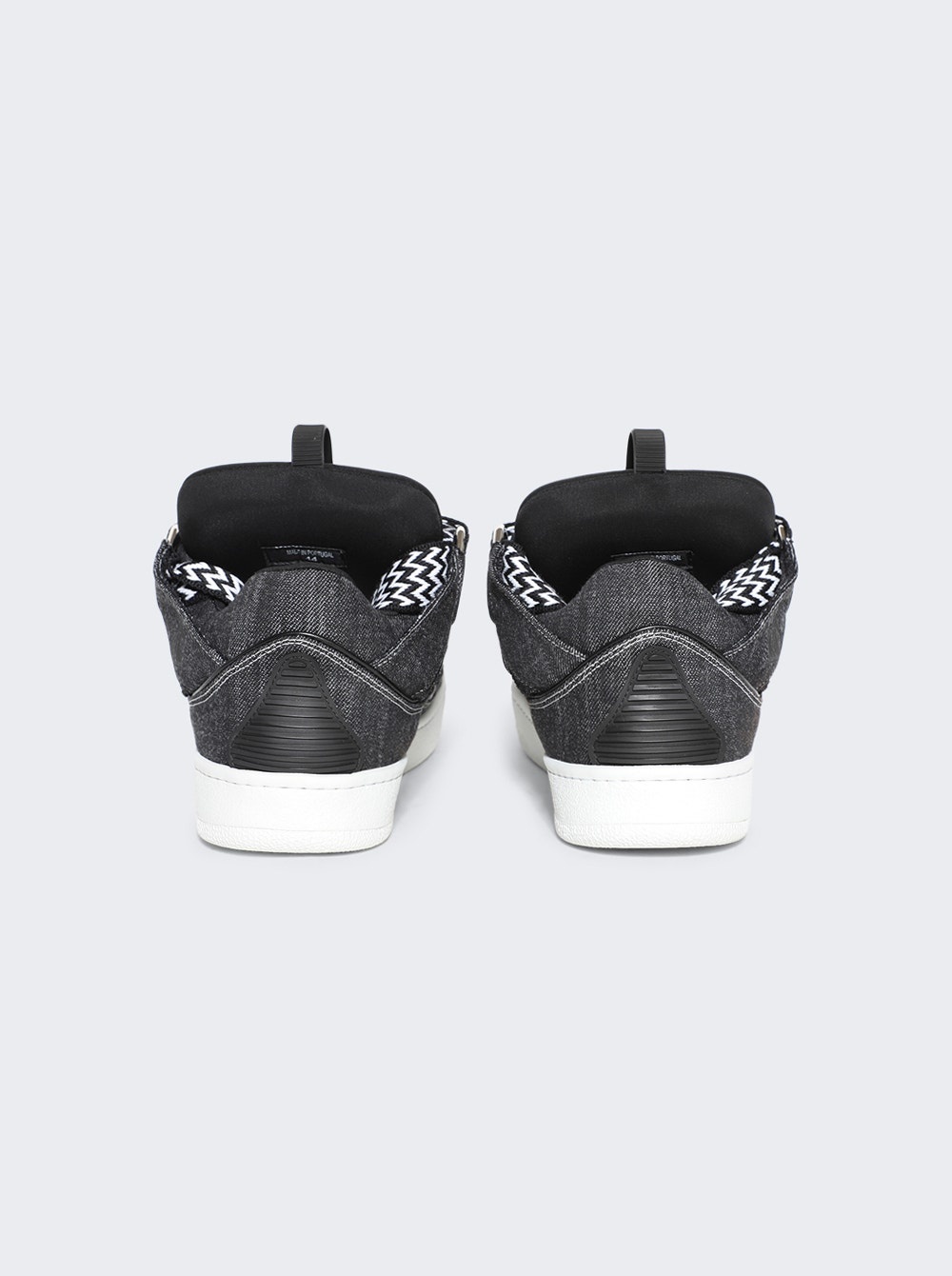 Denim Curb Sneakers Black - 4