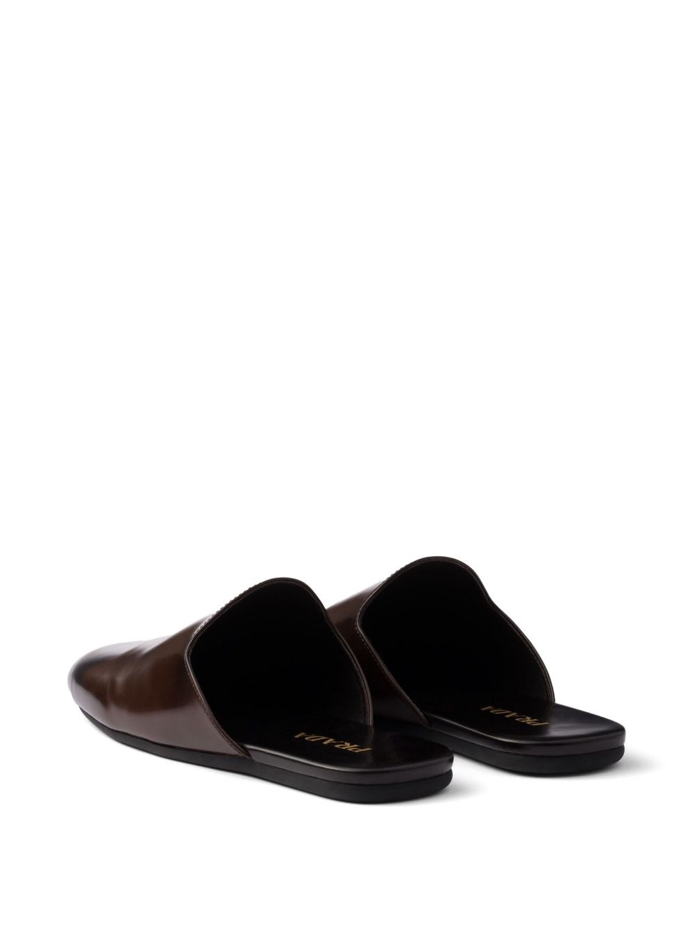 brushed-leather slippers - 3