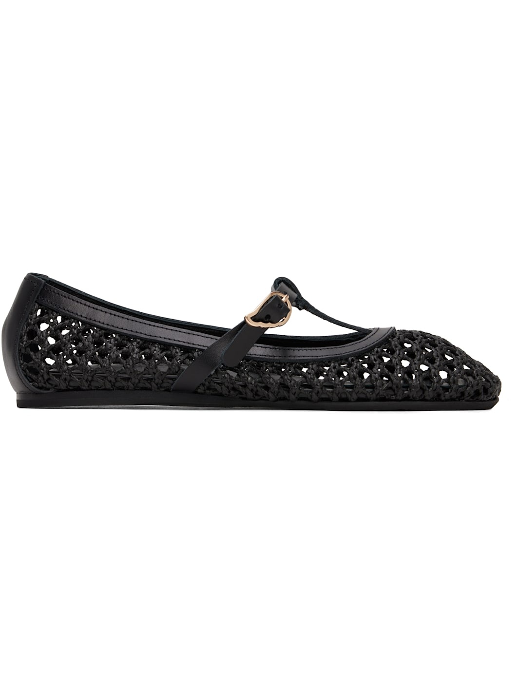 Black Aerati Ballerina Flats - 1