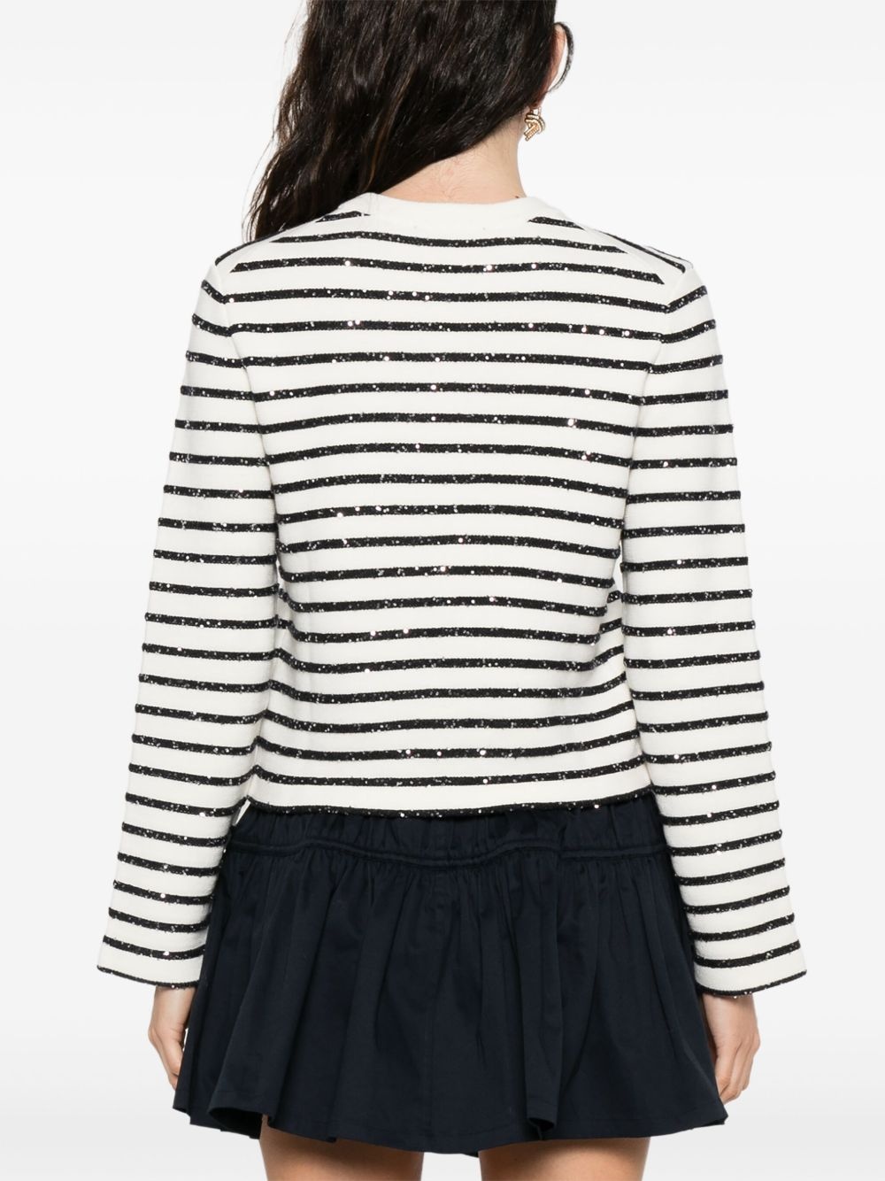 striped cardigan - 4