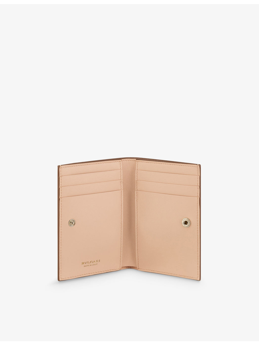 Serpenti Forever metallic-leather folded card holder - 2
