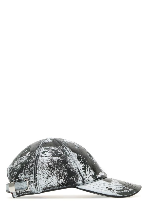 Printed leather baseball cap - 2