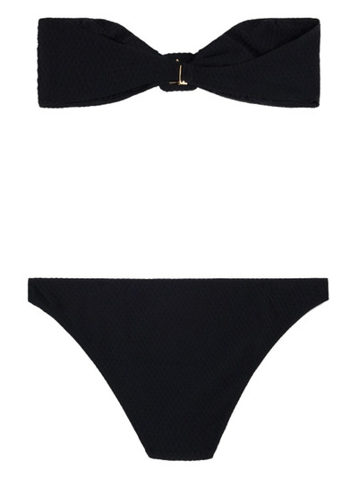 TOM FORD textured bandeau bikini set outlook