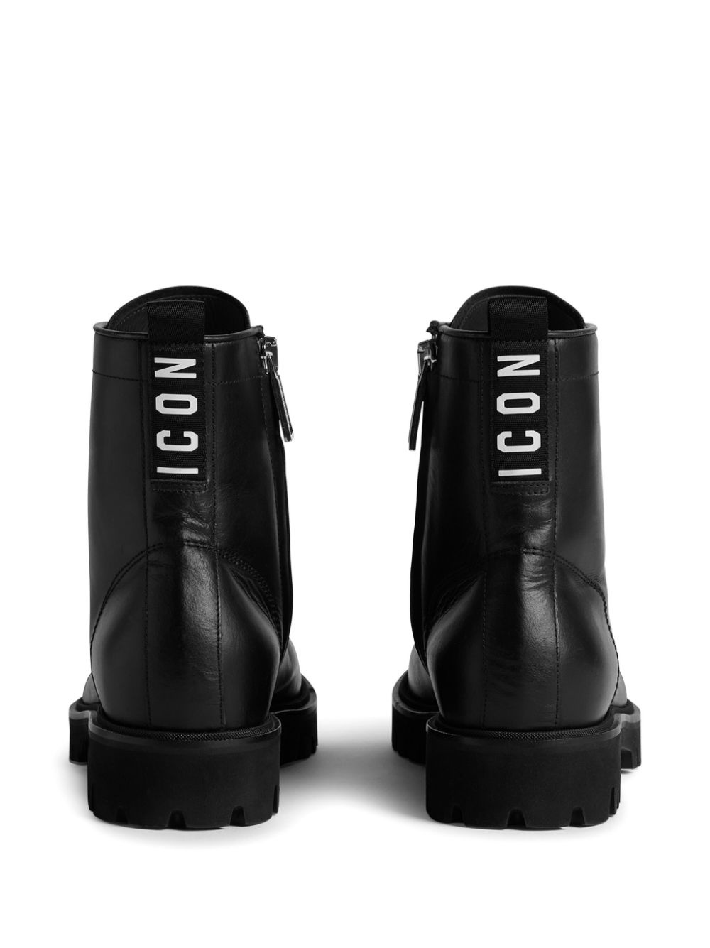 Icon leather ankle boots - 3