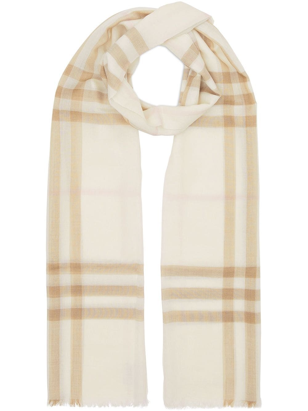 lightweight check scarf - 1