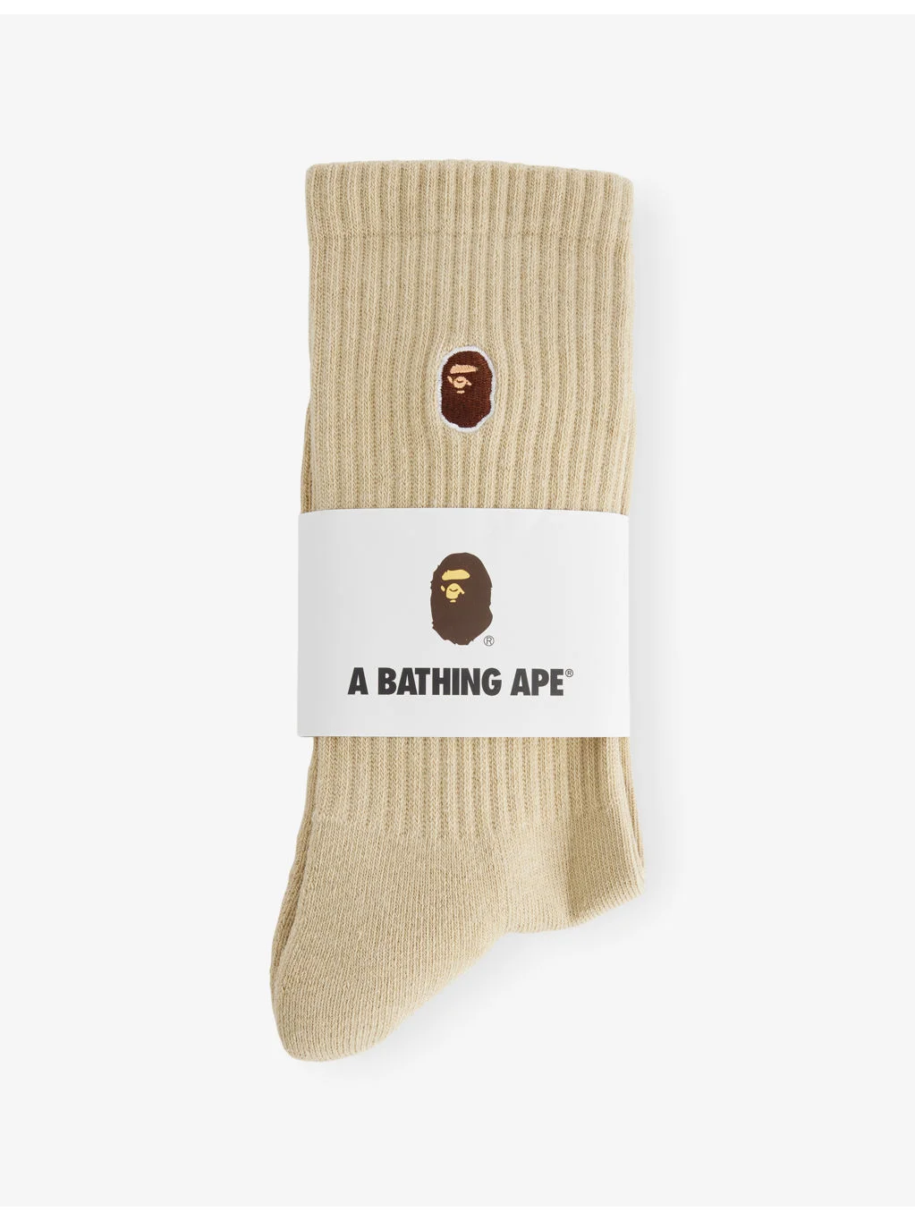 B-One Point Cotton-Blend Crew Socks - 1