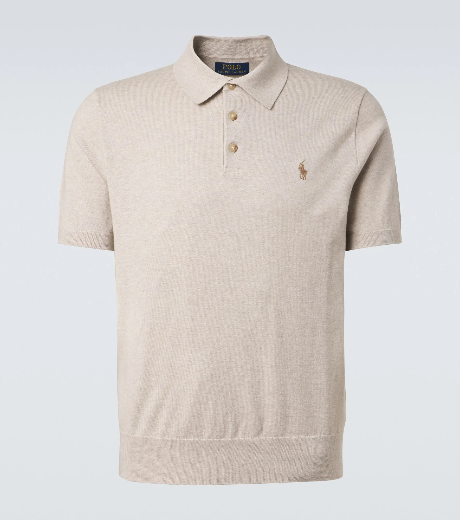 Cotton polo shirt - 1