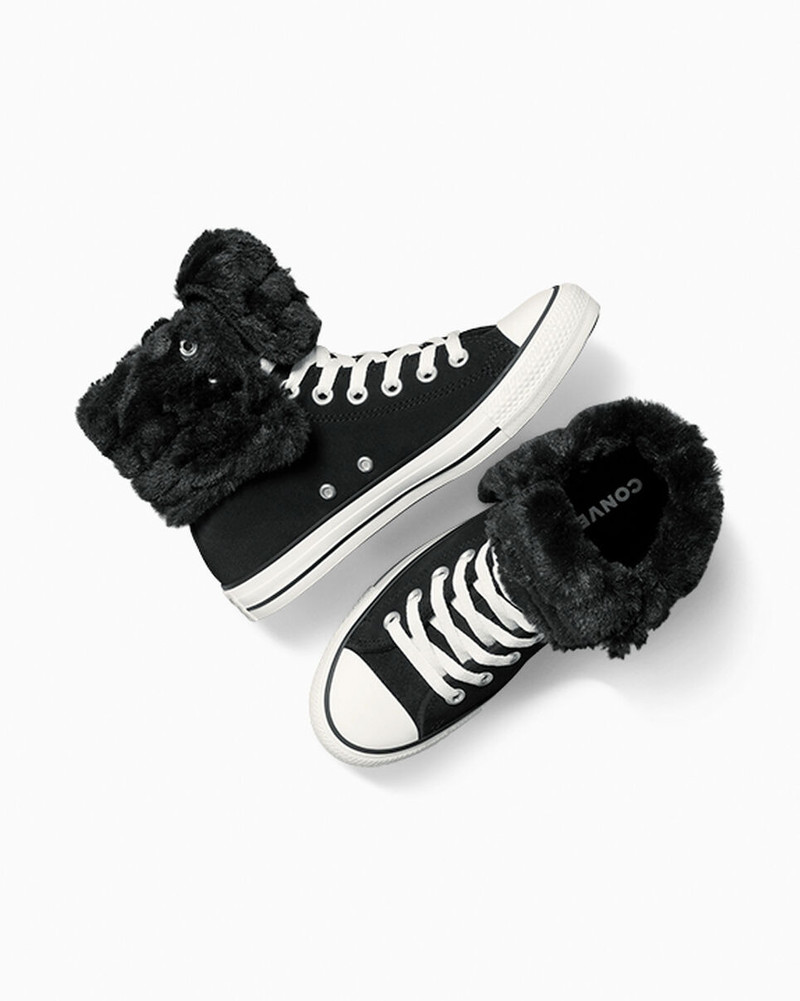 Chuck Taylor All Star Fold Over XHi Faux Fur 6