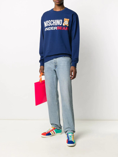 Moschino Underbear print sweatshirt outlook