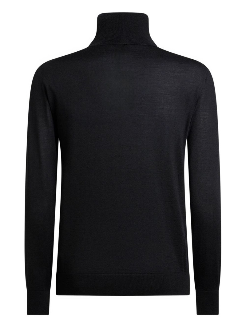 Etro cashmere silk turtleneck sweater outlook