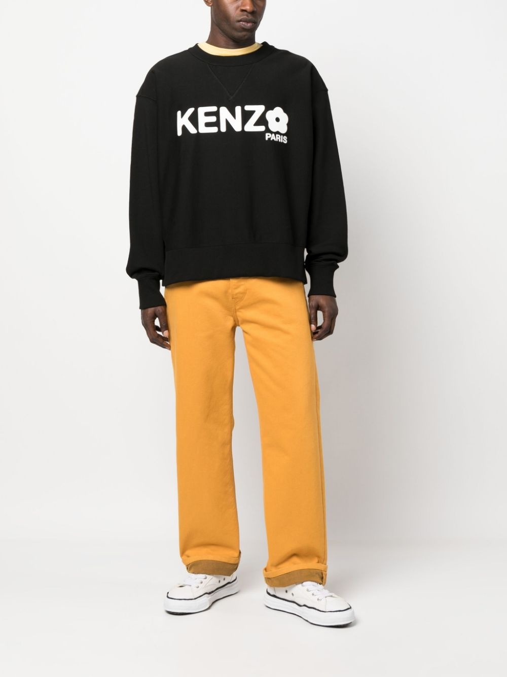 logo-print crew-neck sweatshirt - 2