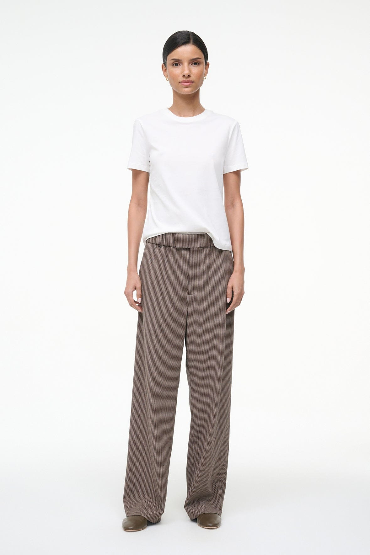 STAUD JEROME PANT HOUNDSTOOTH - 5