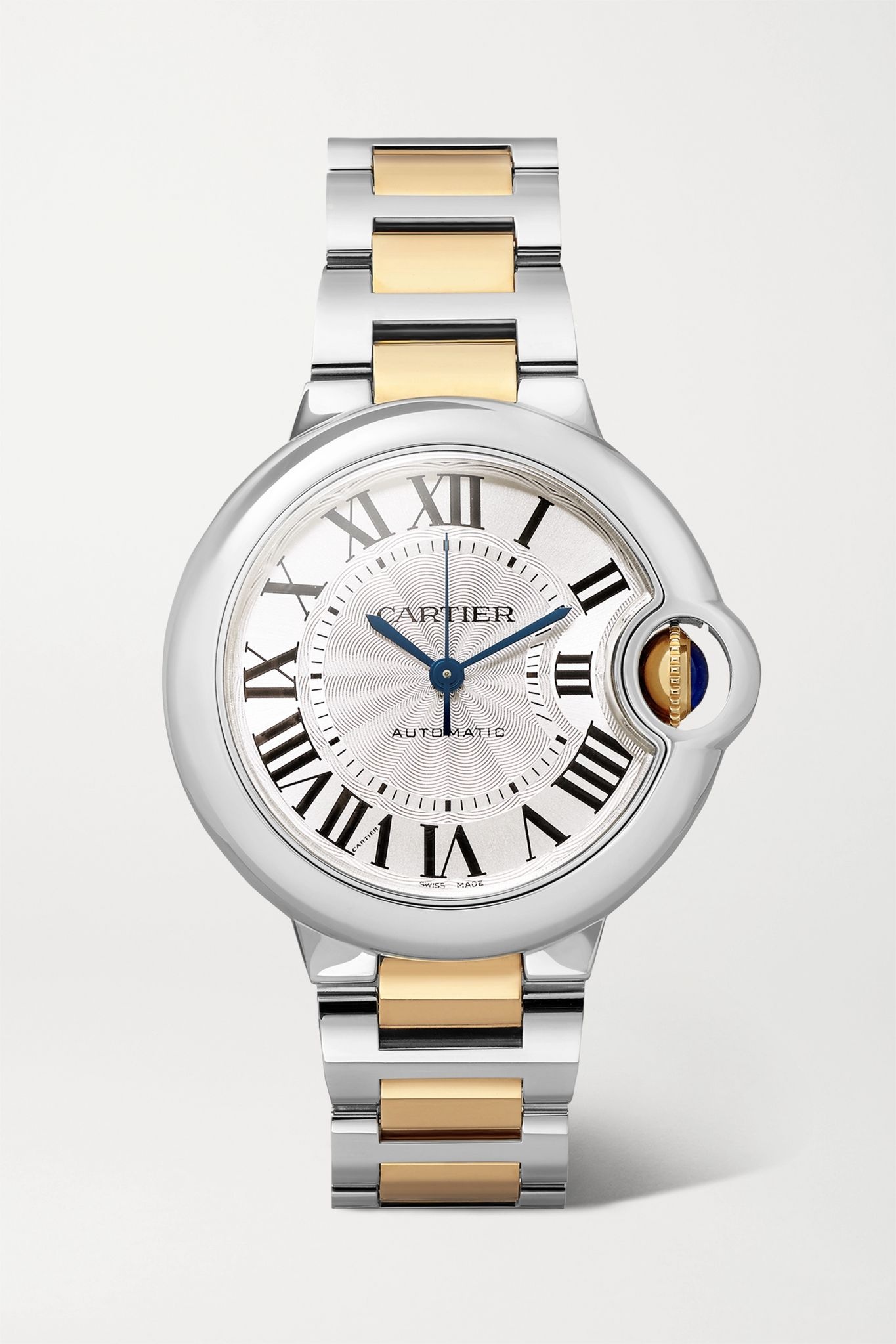 Ballon Bleu de Cartier 33mm 18-karat gold and stainless steel watch - 1