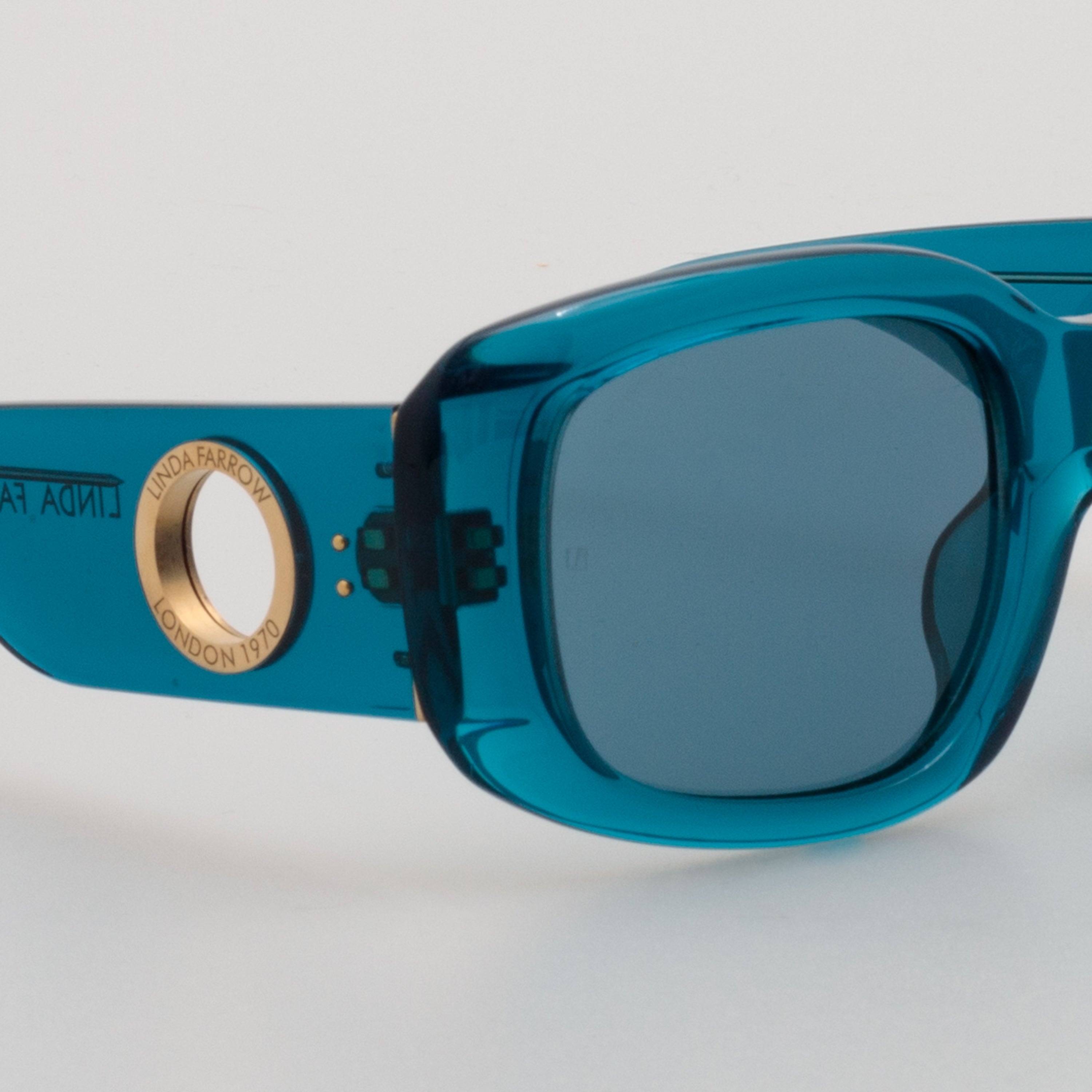 Celeste Oversize Sunglasses in Aqua - 4