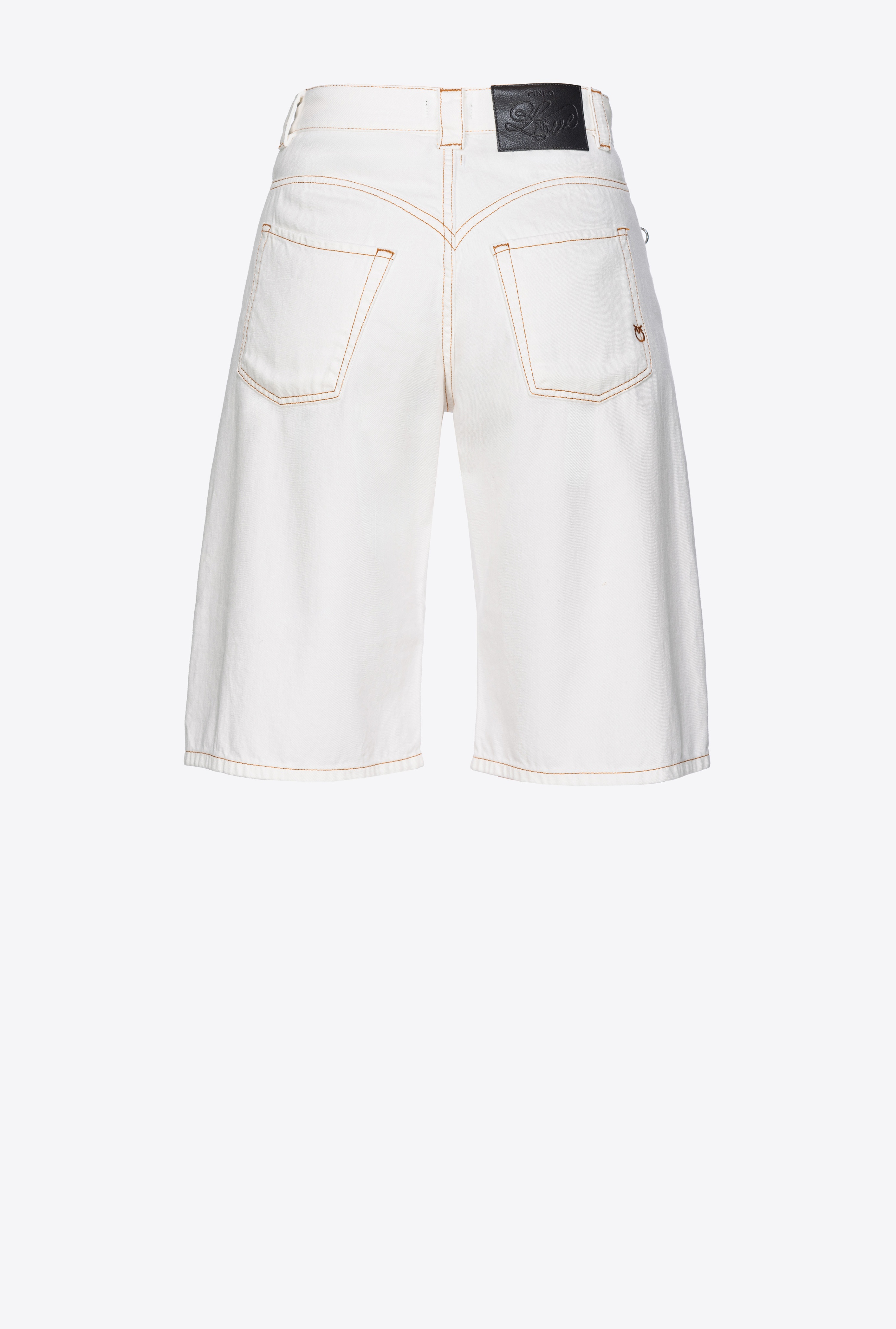 BULL BERMUDA SHORTS WITH PIERCING DETAIL - 6