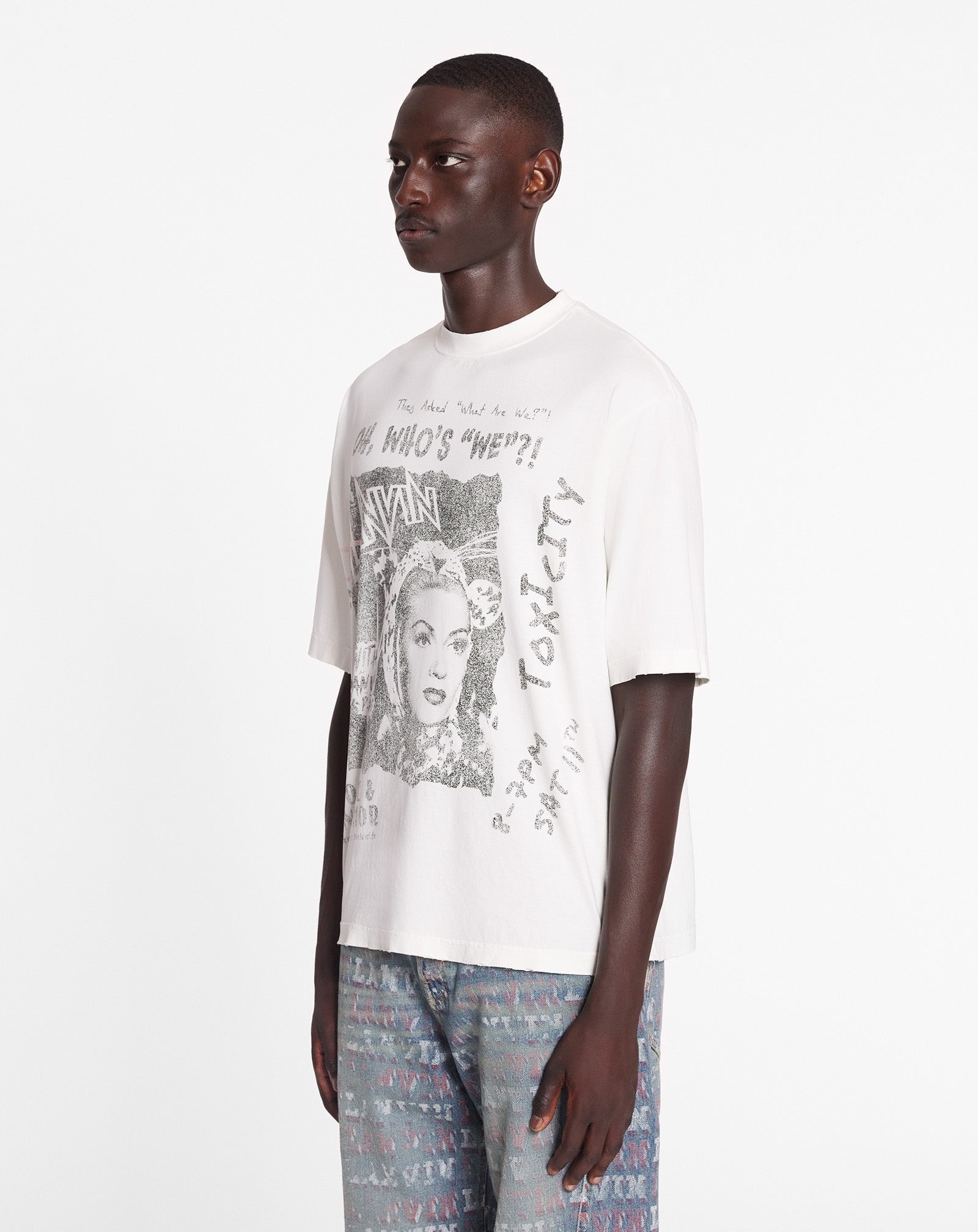 LANVIN X FUTURE UNISEX LOOSE-FIT PRINTED T-SHIRT - 3