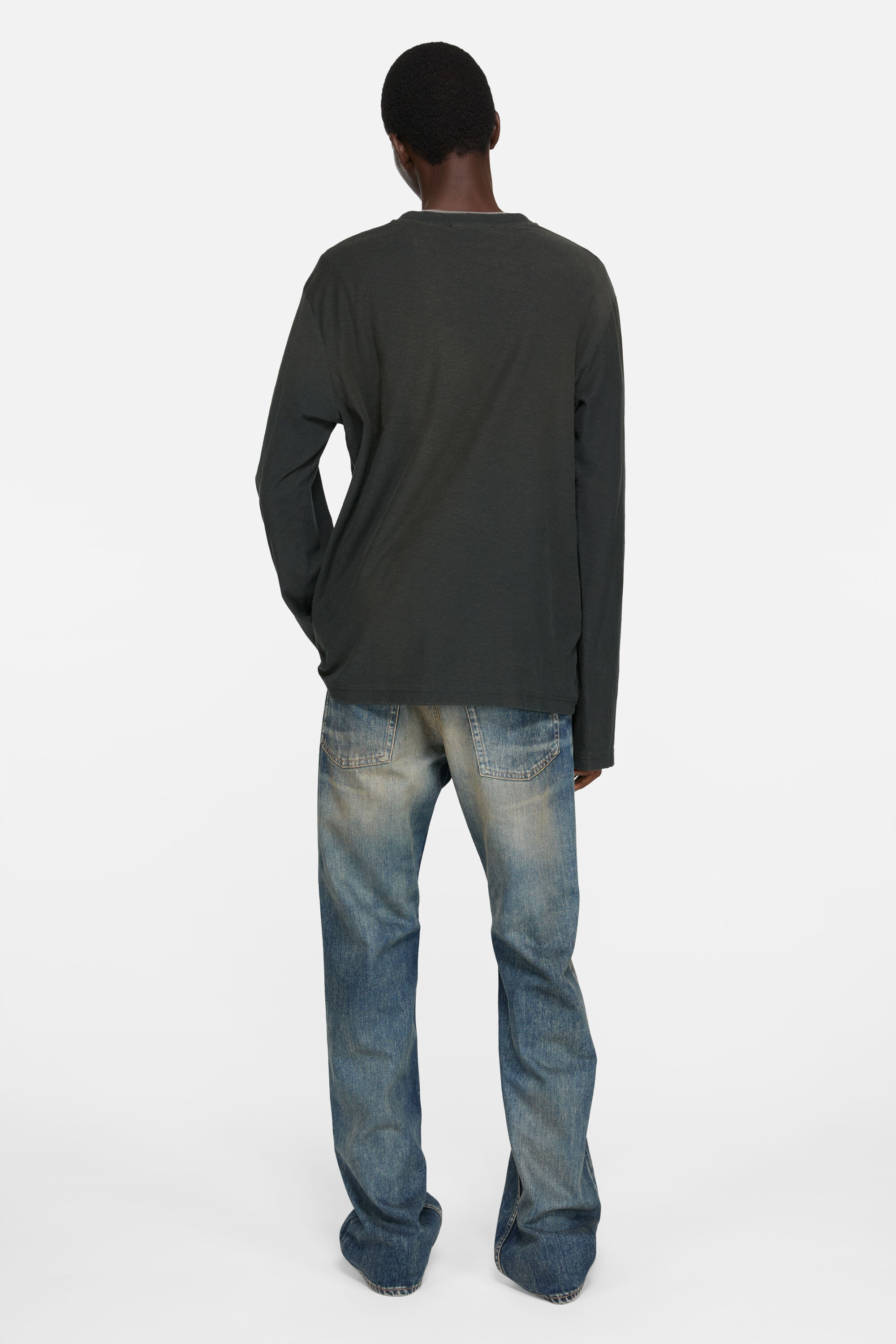 Logo t-shirt - Faded black - 3
