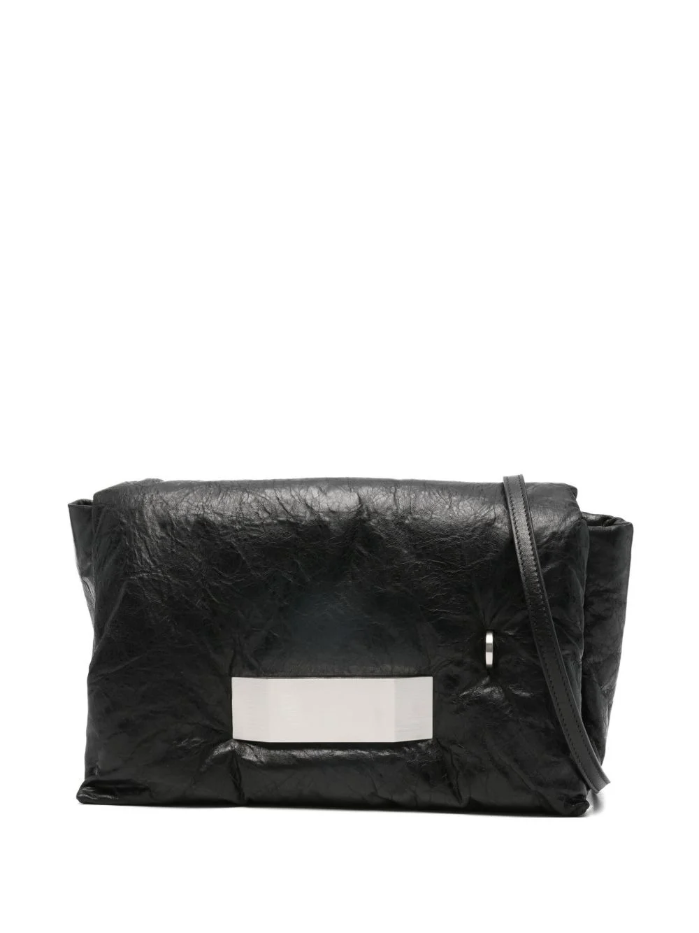 leather clutch bag - 1