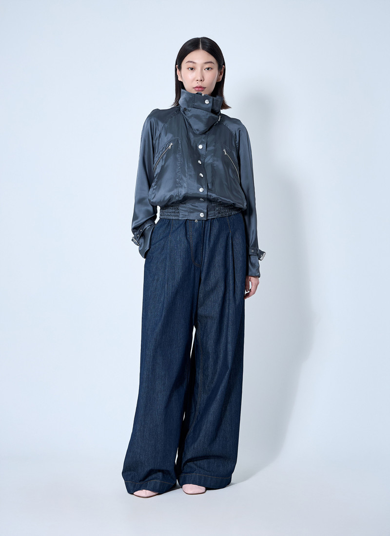 Dries Van Noten Satin Bomber Jacket outlook