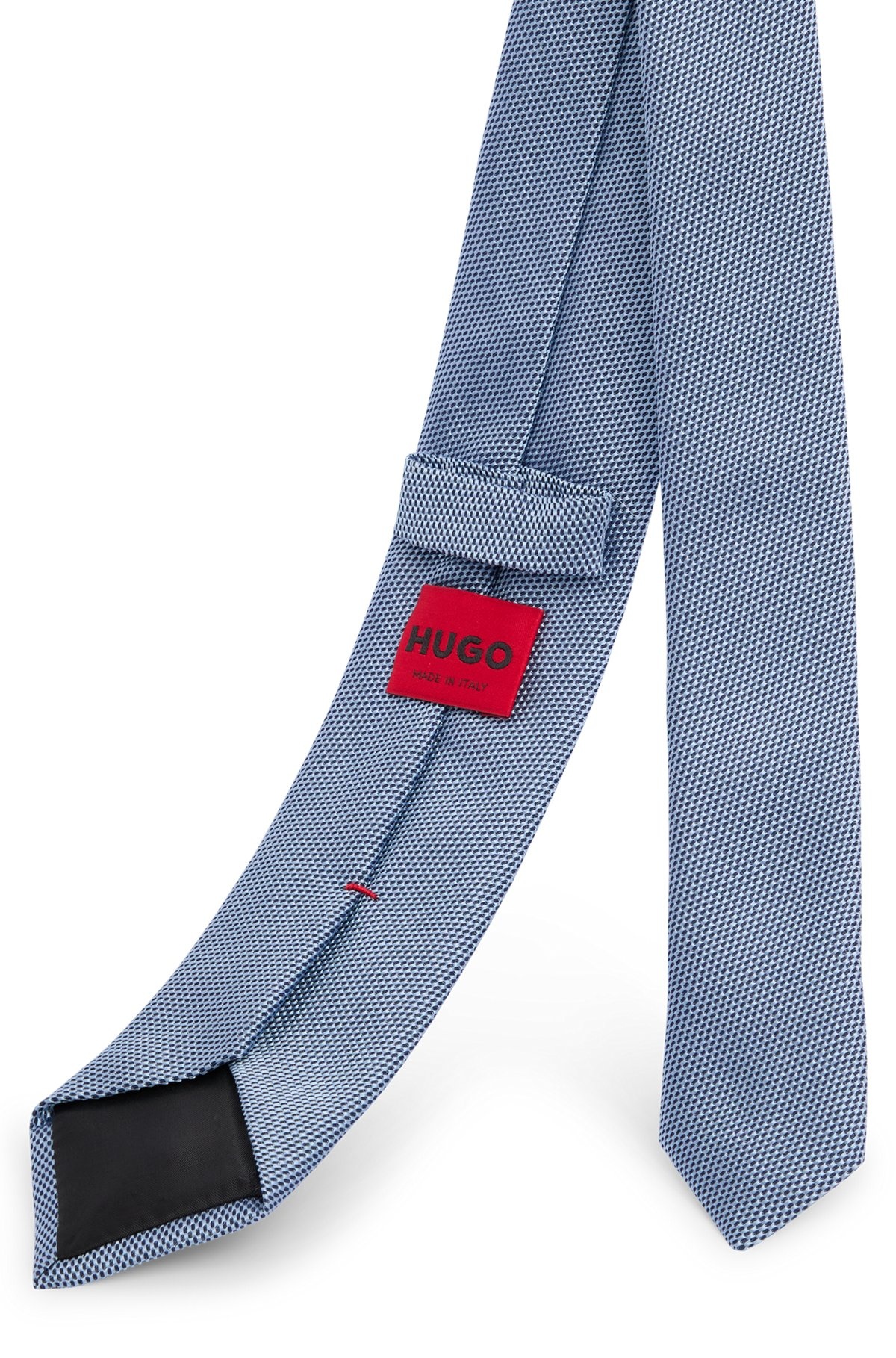 SILK TIE WITH ALL-OVER JACQUARD PATTERN - 5