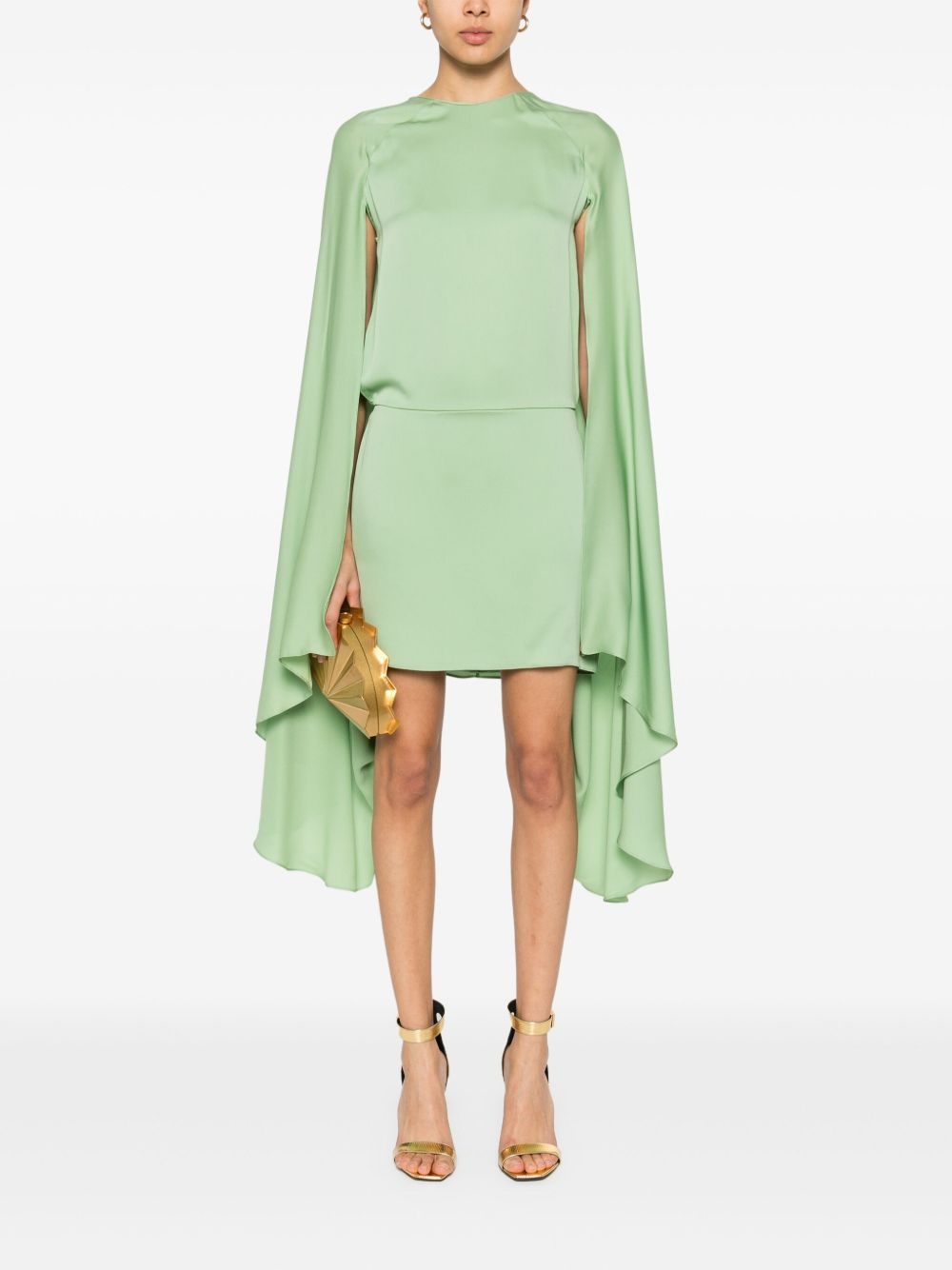 silk mini dress - 2