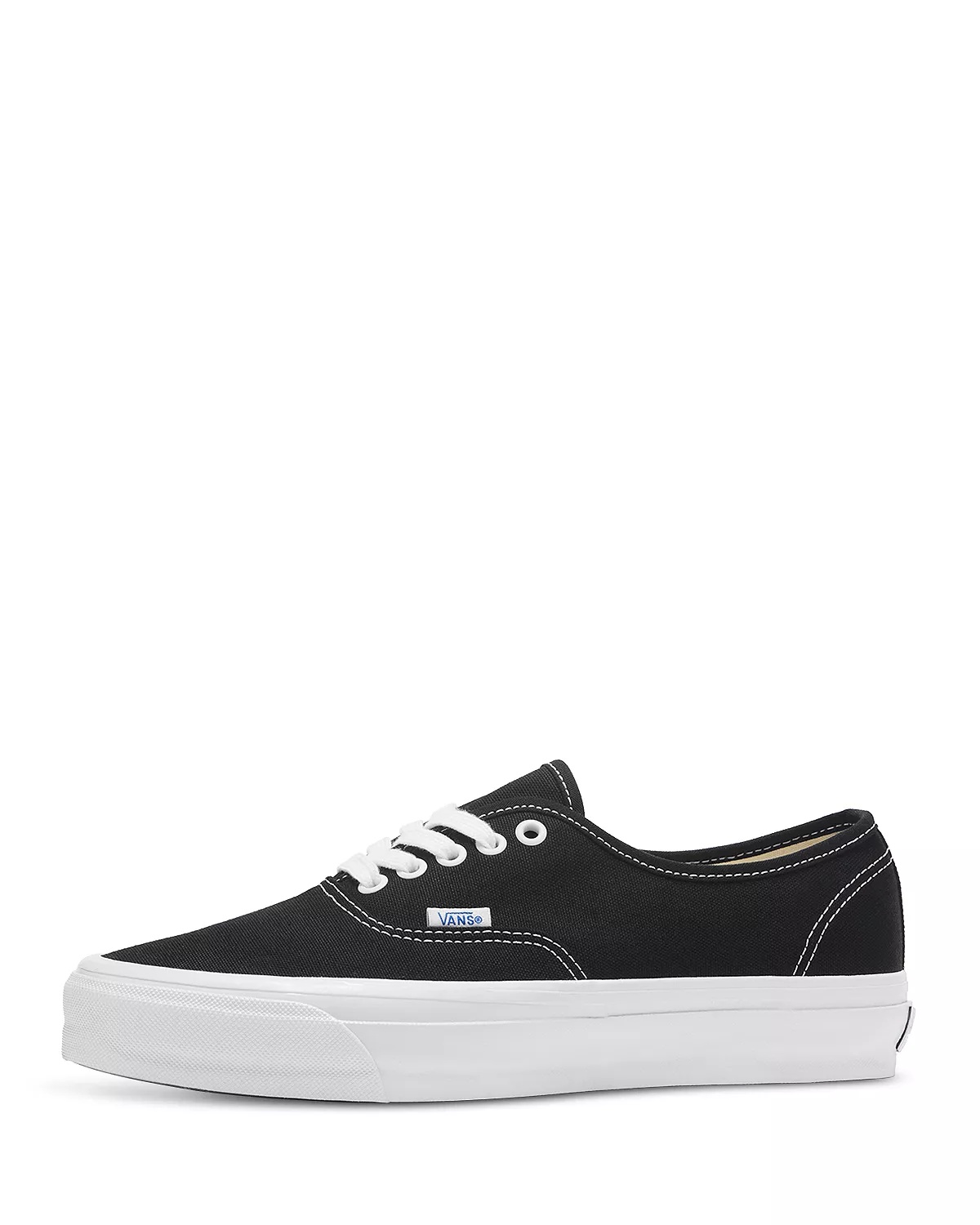 Women's LX Authentic ReIssue Black Low Top Sneakers - 2