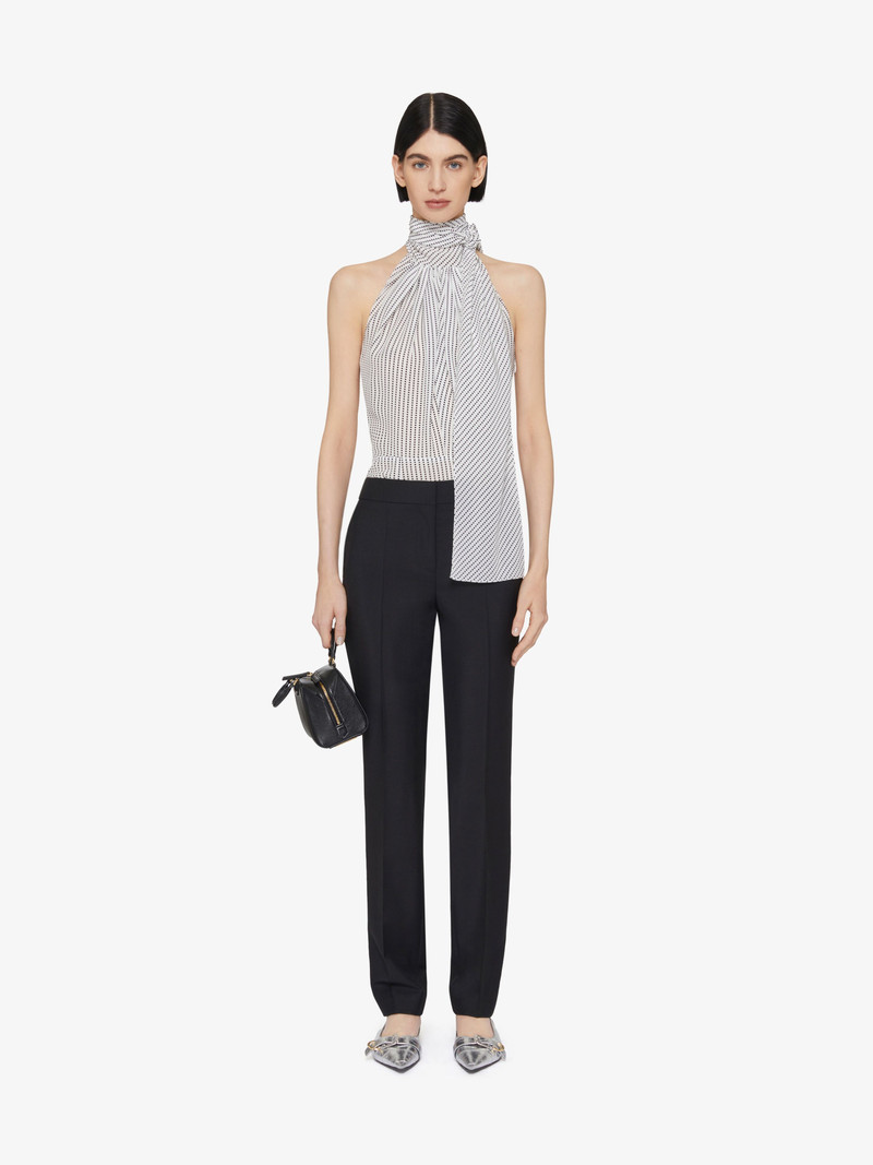 Givenchy POLKA DOTS TOP IN SILK WITH LAVALLIÈRE outlook
