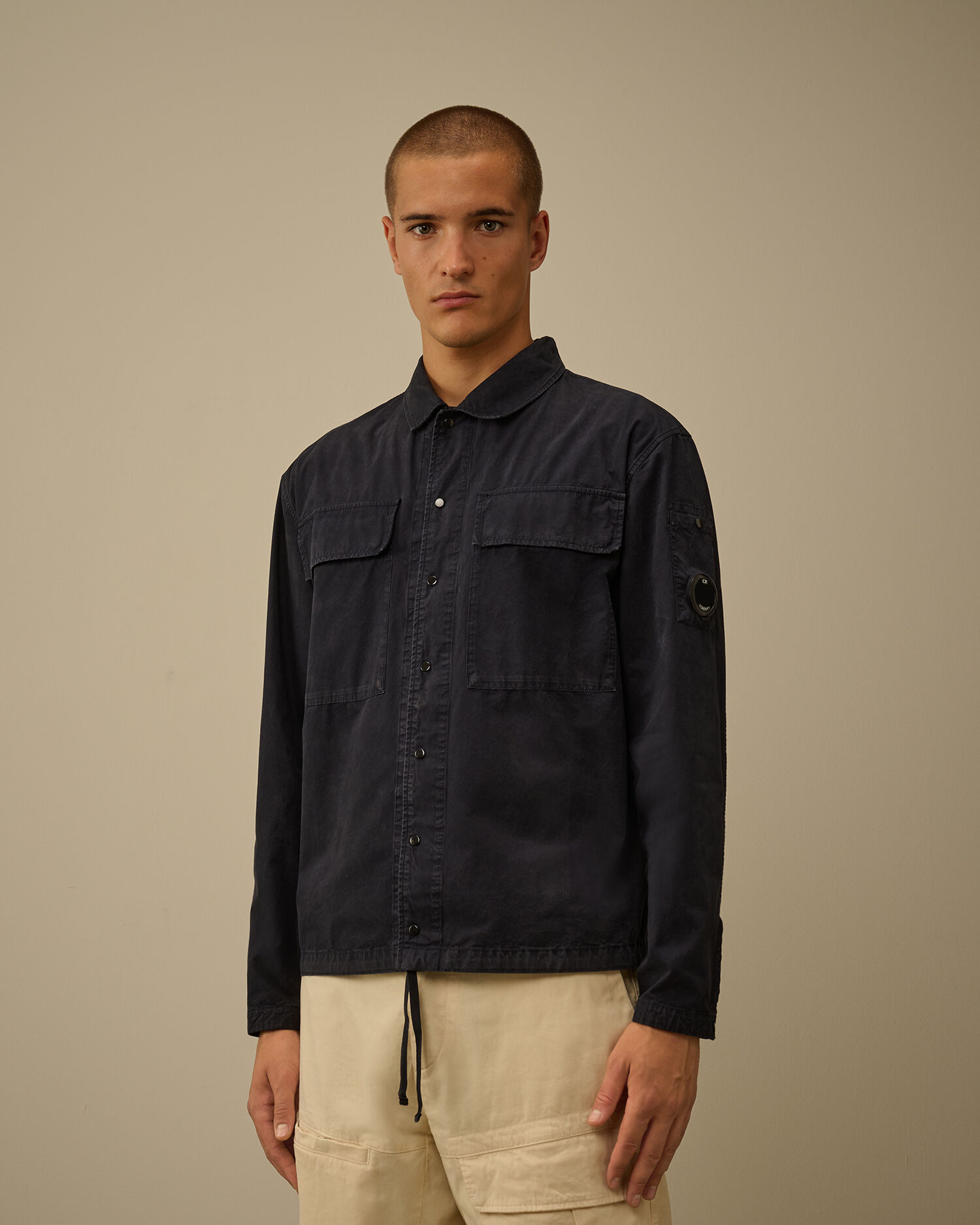 Microreps Peached Lens Button Overshirt - 3
