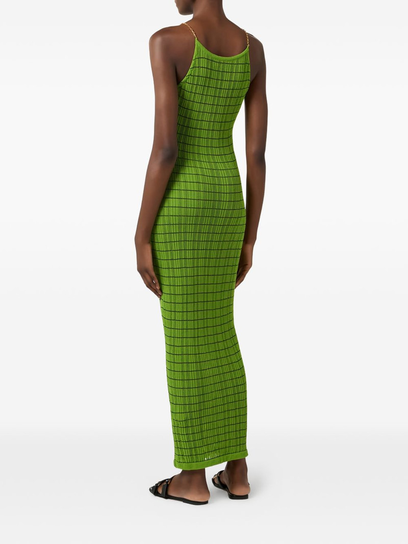 striped chain knit maxi dress 3