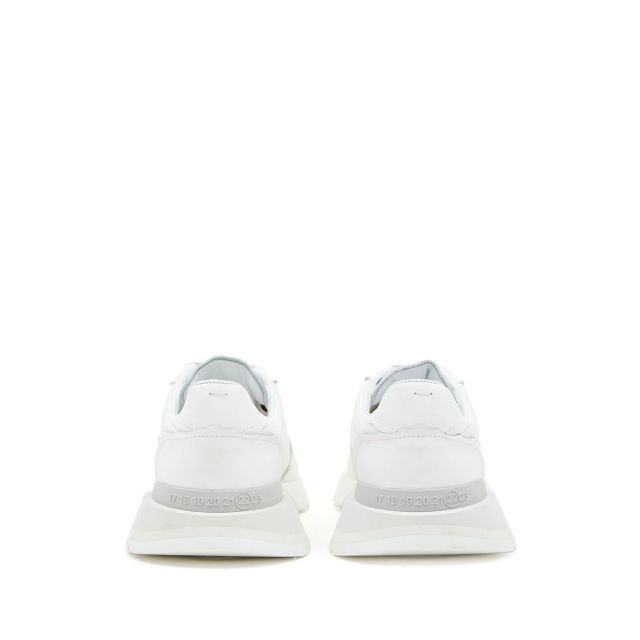 White 50-50 trainers - 3