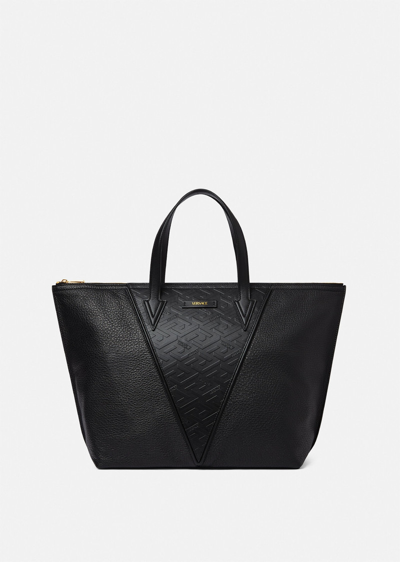 V Greca Signature Tote Bag 1