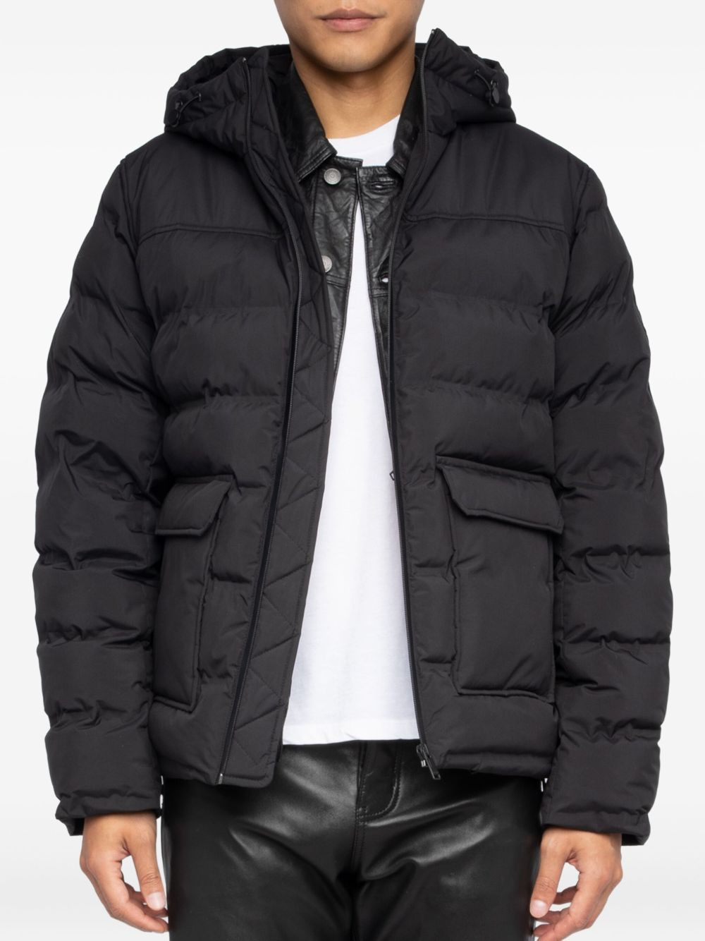 hooded padded jacket - 4