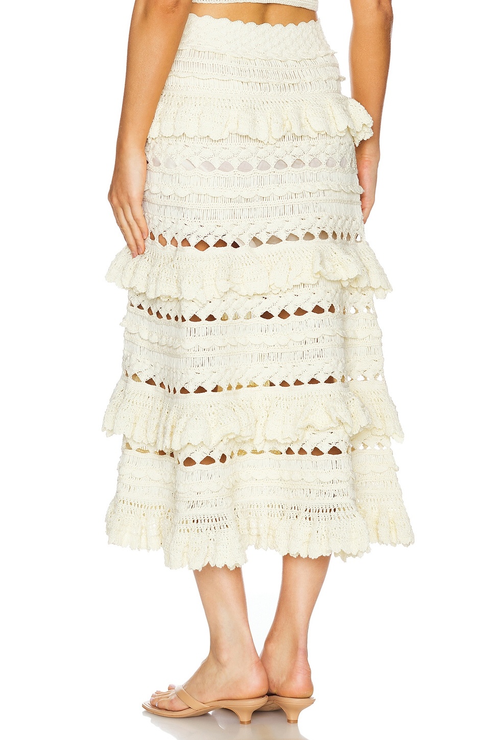 Waverly Crochet Midi Skirt - 3